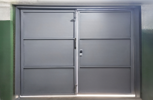 Гаражные ворота без утепления